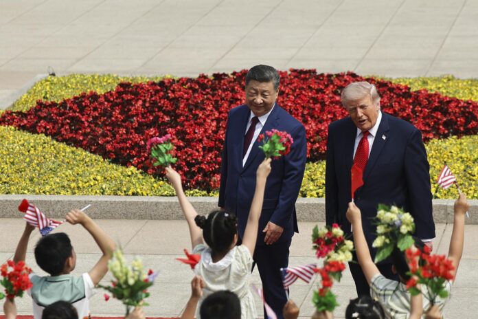 US President Donald Trump visits China
