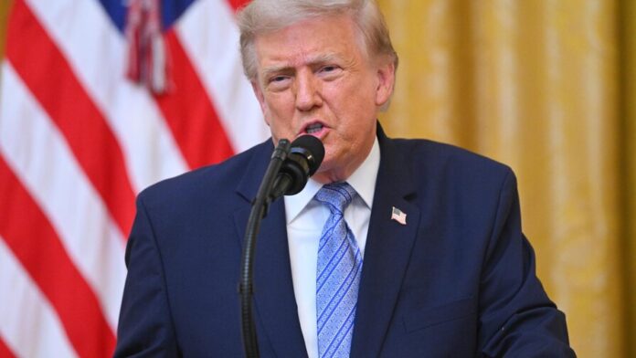 US President Donald Trump delivers address to the nation