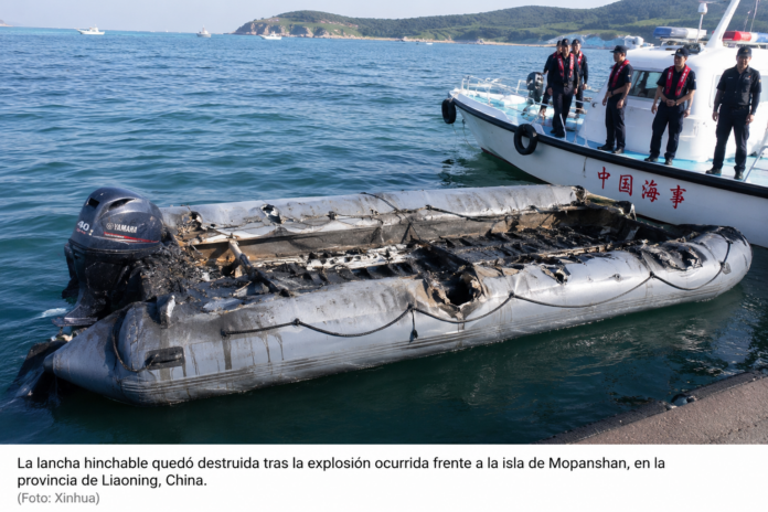 explosion de lancha